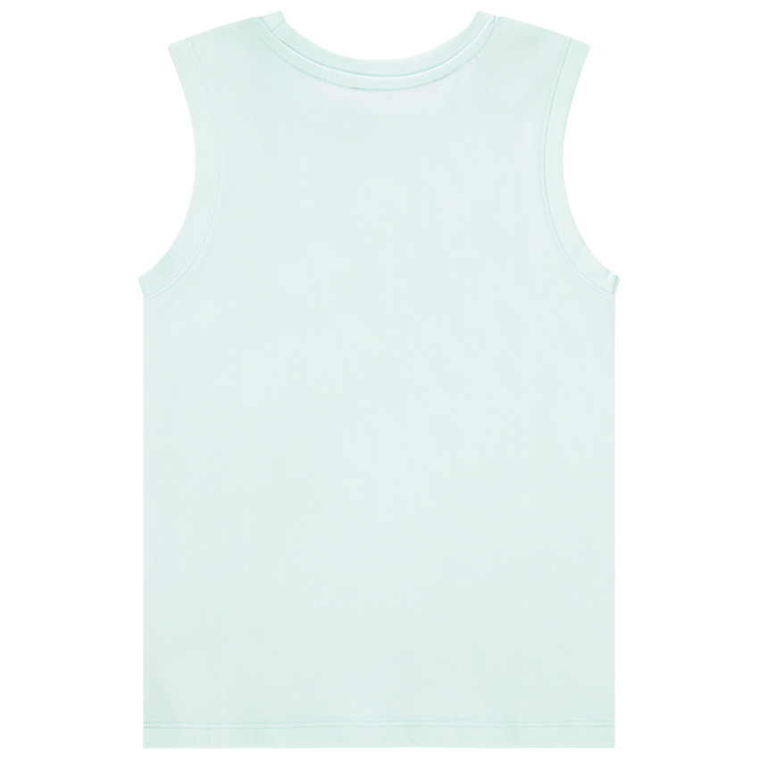 Camiseta sin mangas de jersey con estampado fantasía niño 