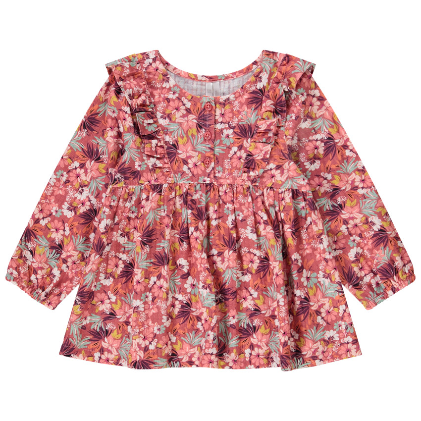 Túnica manga larga print flores - "Crépuscule d'Été"  Additional Túnica manga larga print flores - "Crépuscule d'Été"