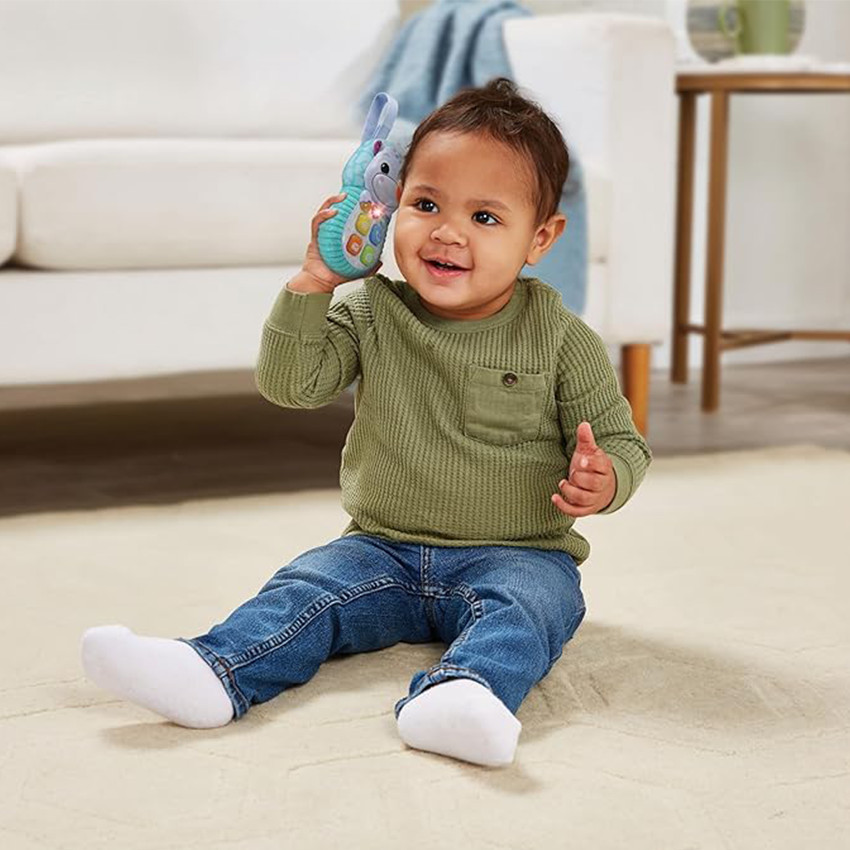 Teléfono de juguete para bebés Hipo Pop it azul 