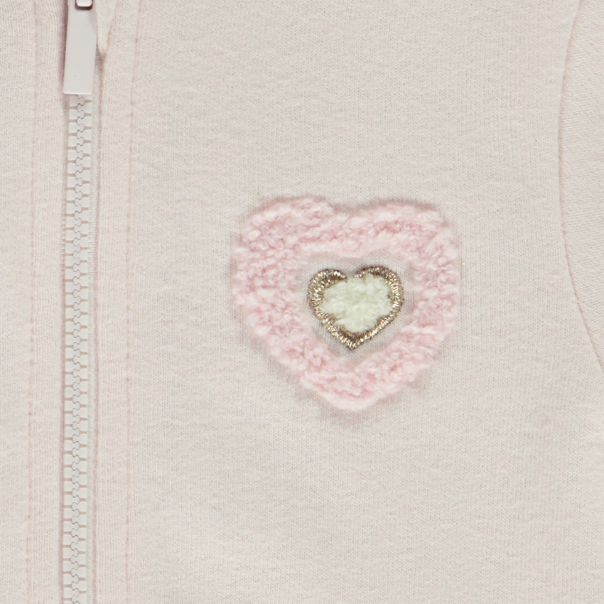 Chaleco de felpa con parche de bucles para bebé niña  Additional Chaleco de felpa con parche de bucles para bebé niña