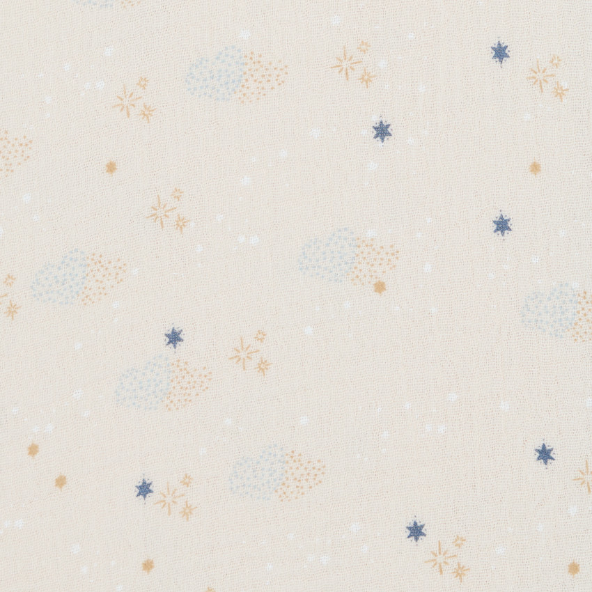 Saco de dormir sin mangas de gasa de algodón estampado estrellas TOG 0,5 - Banda de Soñadores 