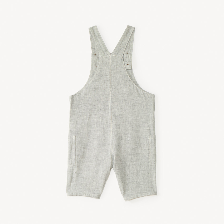 Pantalón corto de tela jaspeada para bebé niño 