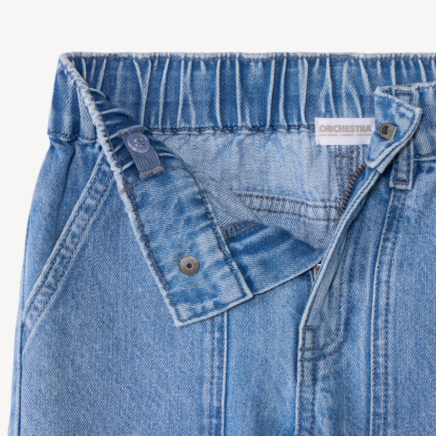 Vaqueros de denim con bolsillos para niño 