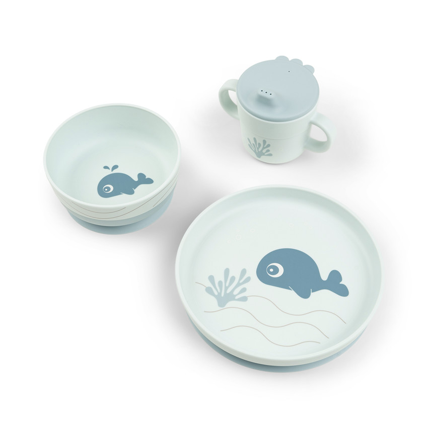 Pack de 3 piezas de comida Foodie Wally azul 