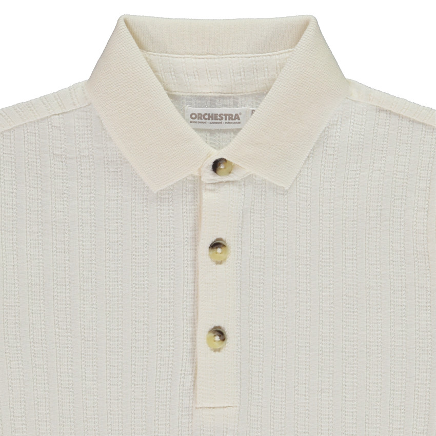 Polo de manga corta de jersey para niño 