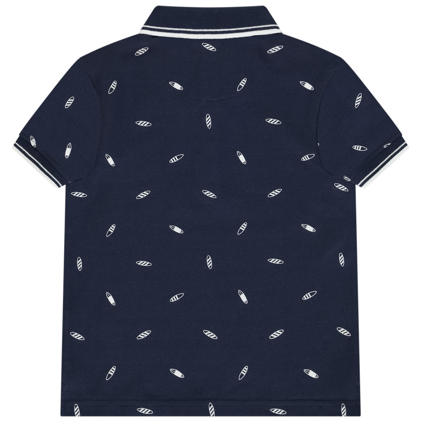 Polo manga corta estampado fantasía para niño 