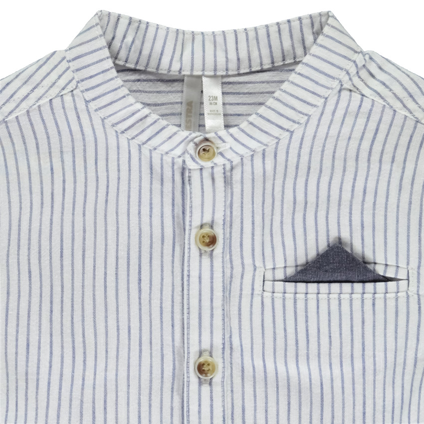Camisa de manga larga rayada para bebé niño 