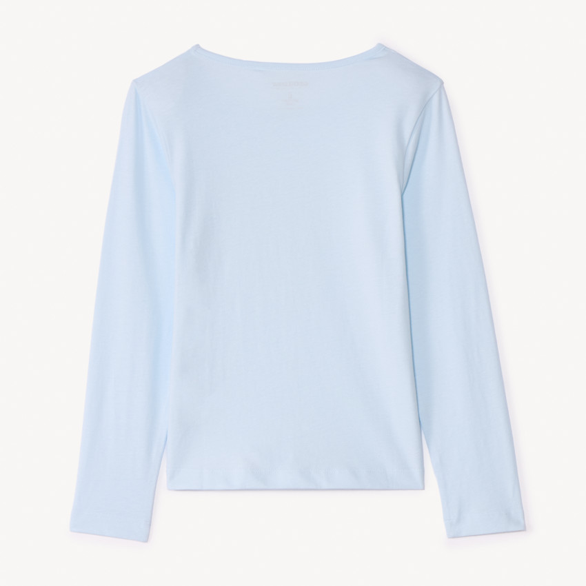 Camiseta de manga larga estampada para niña 