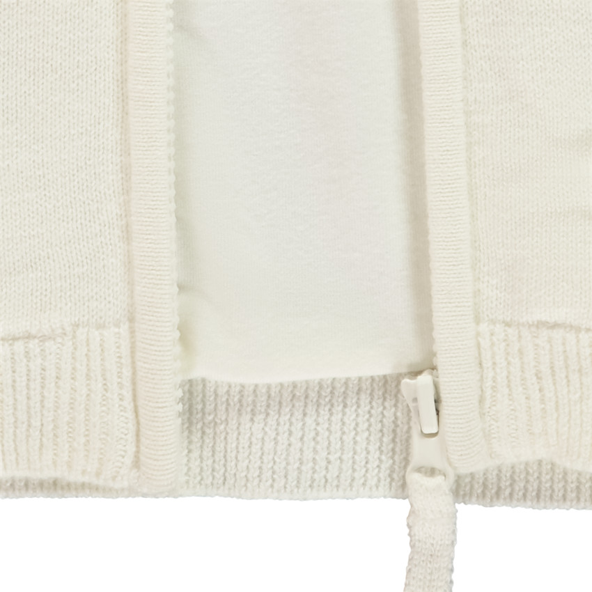 Chaleco de punto con capucha divertido tigre para bebé 