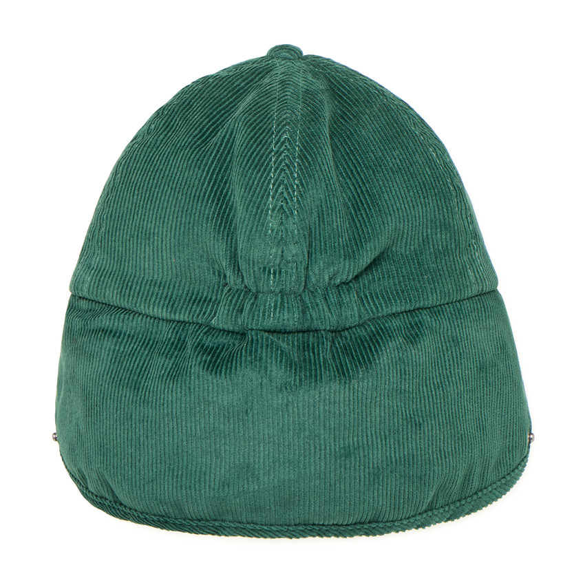 Gorra de niño de terciopelo con forro de sherpa. 
