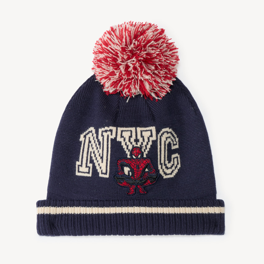 Gorro de niño con pompón Spider-Man Marvel 