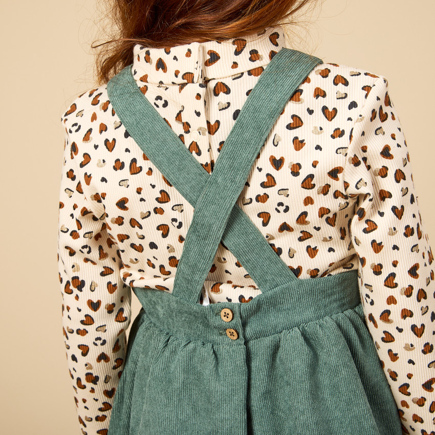 Ropa corta sin mangas de terciopelo liso para bebé niña 