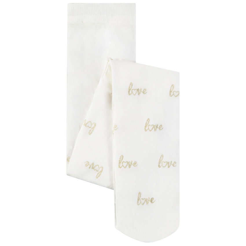 Medias finas con estampado de corazones niña 