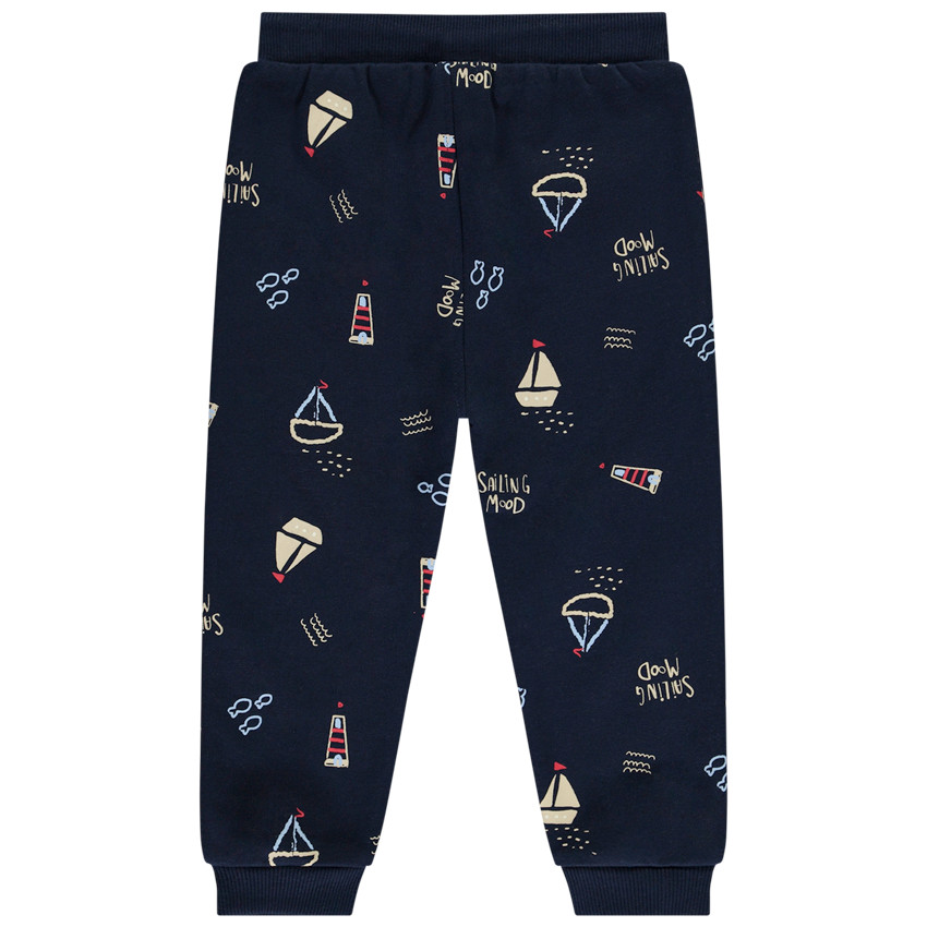Pantalón jogging de felpa con estampado de navegación para bebé niño  Additional Pantalón jogging de felpa con estampado de navegación para bebé niño
