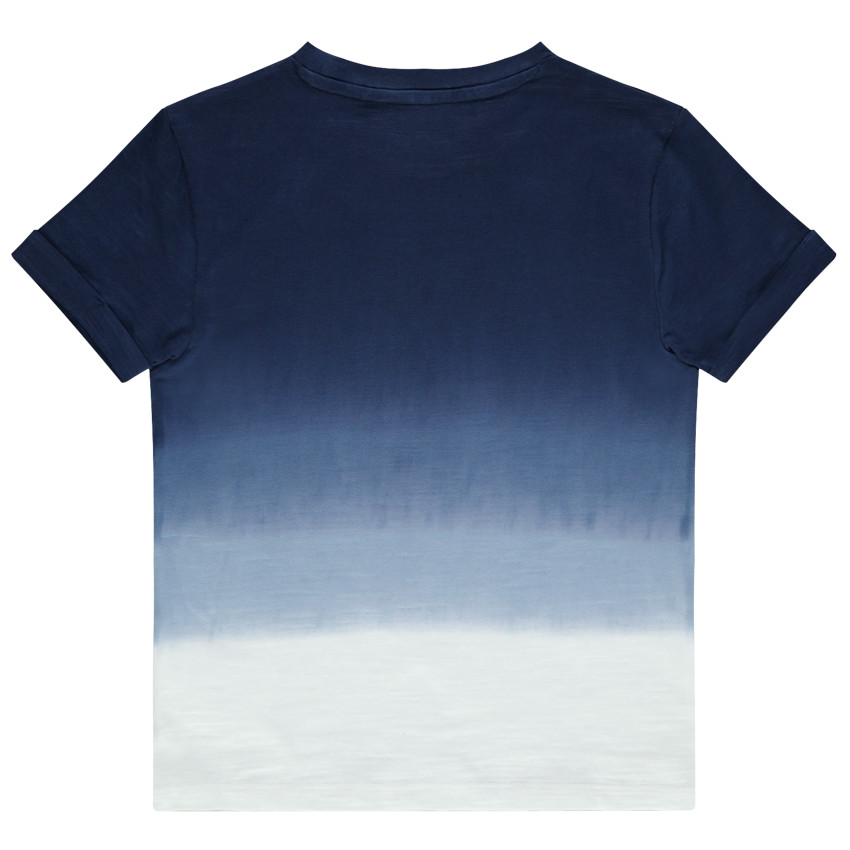 T-shirt effet tie and dye à inscriptions printées 