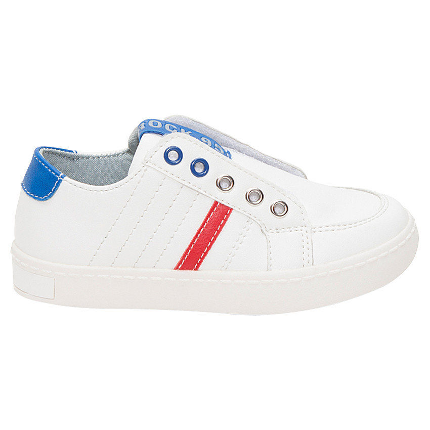 Zapatillas deportivas bajas con velcros y apliques en contraste del 24 al 27 