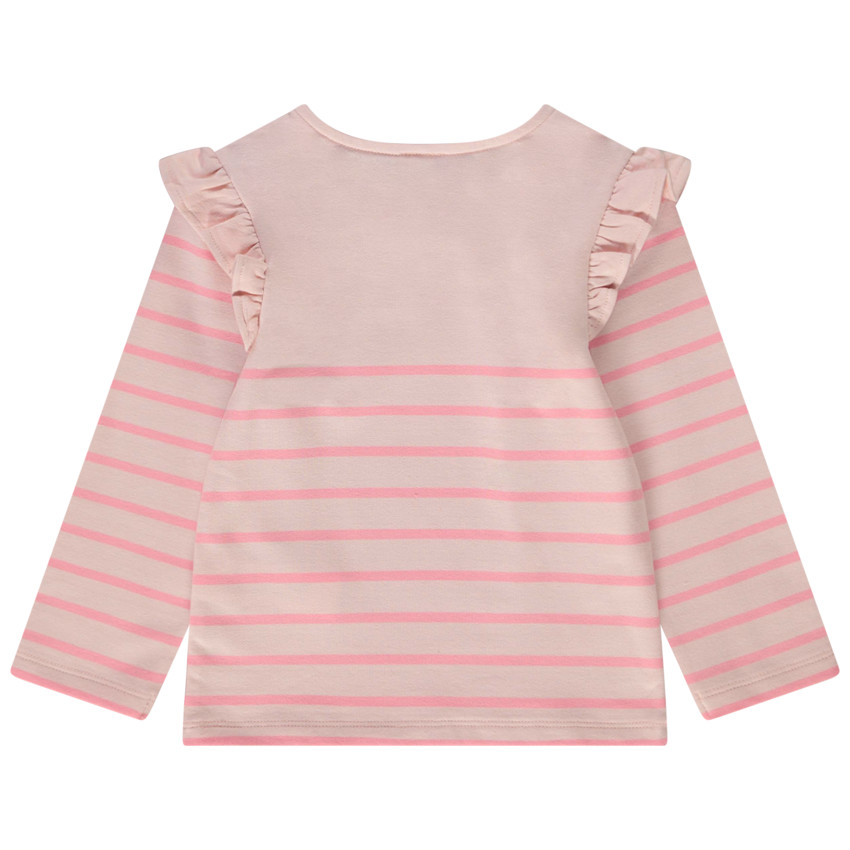 Camiseta de manga larga estilo marinero para niña bebé 