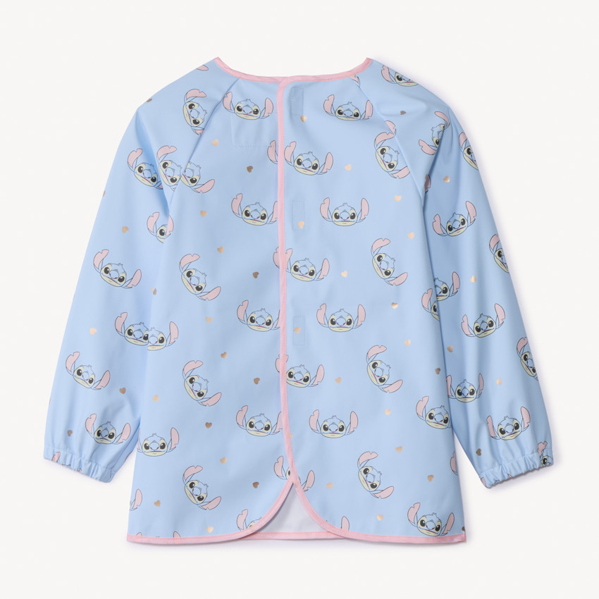 Delantal de manga larga estampado Stitch Disney para niña 