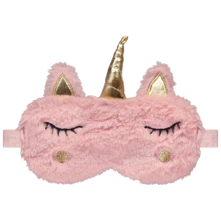 Set pyjama licorne en velours avec masque de nuit pour fille Orchestra