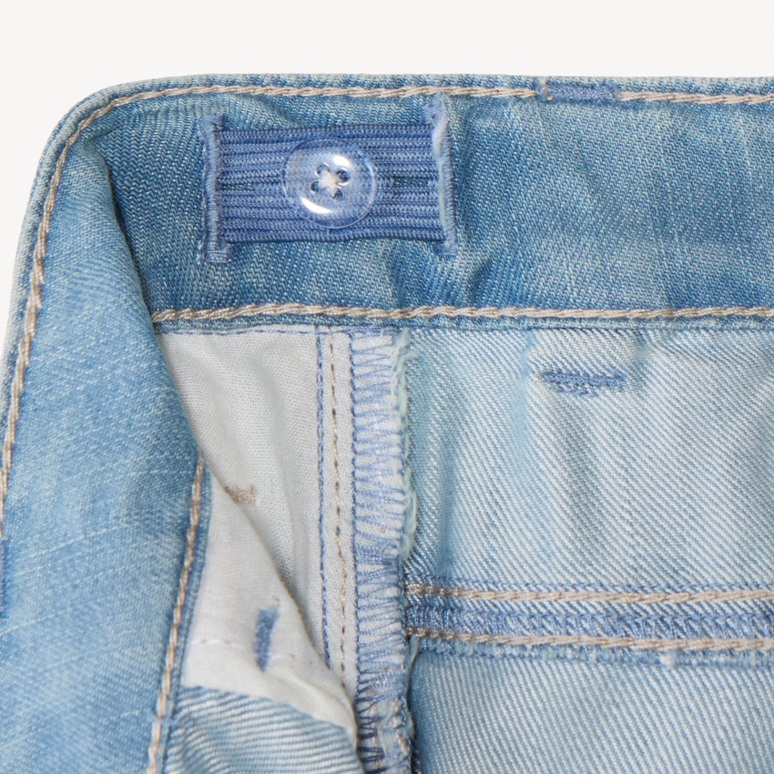 Bermudas de denim liso para niño 