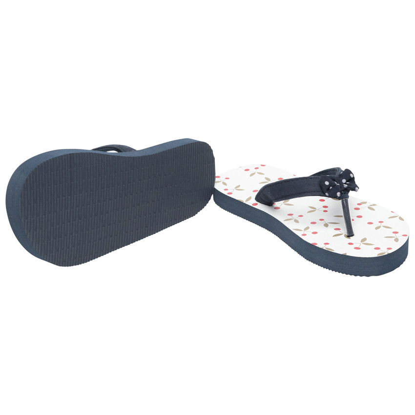 Tongs impresas de cerezas para niña con tirante según la edad 