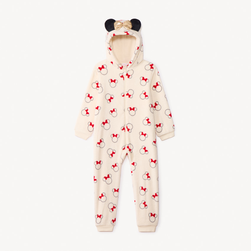 Pelele divertido Minnie Disney en sherpa para niña 