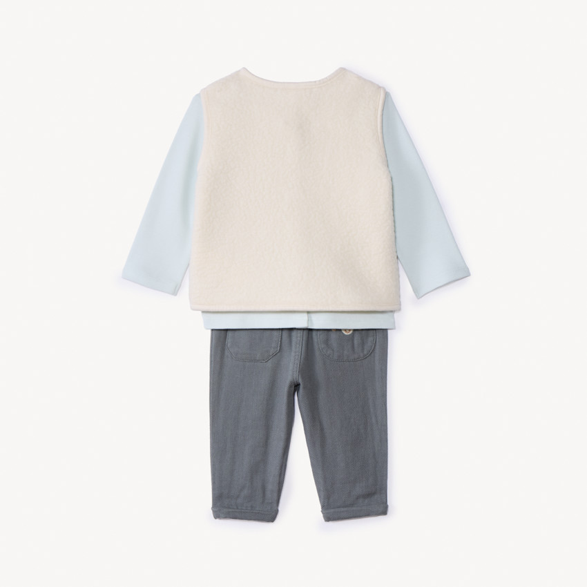 Conjunto largo de 3 piezas para bebé niño 