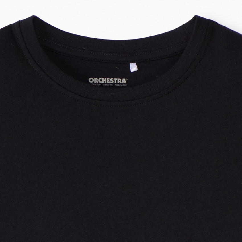 Camiseta de manga corta lisa para niño 