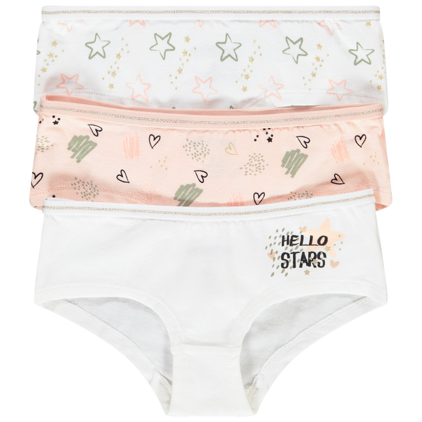 Pack 3 shorties de algodón Main Pack 3 shorties de algodón