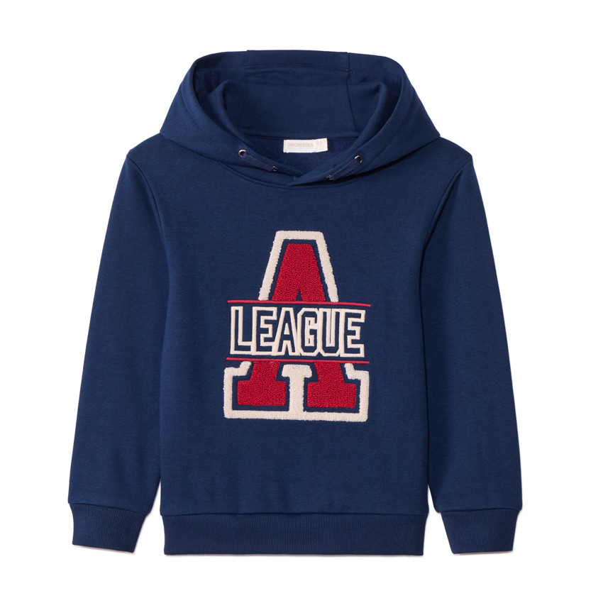 Sweat molleton à patch bouclettes pour garçon 