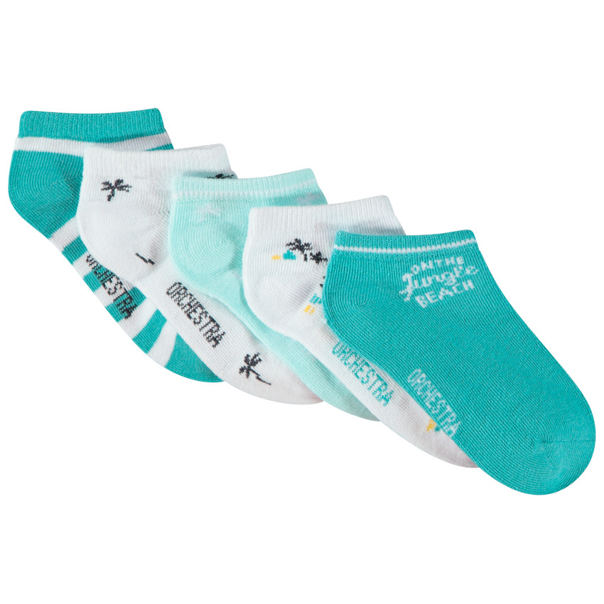 PAck 5 pares calcetines cortos motivos fantasía 