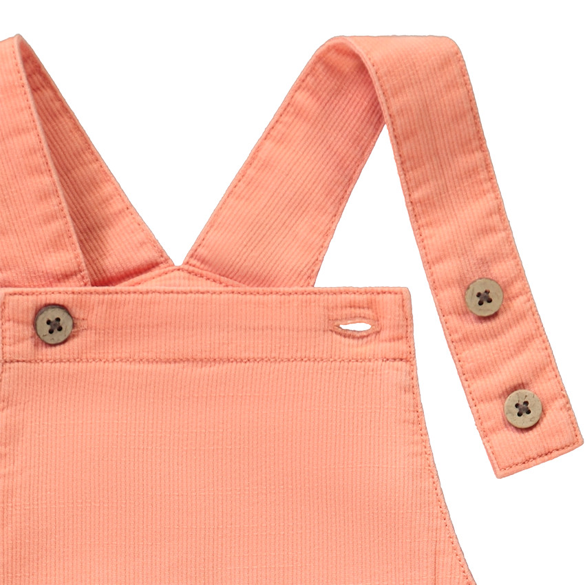 Conjunto 2 piezas peto corto + camiseta estampada para bebé niño 