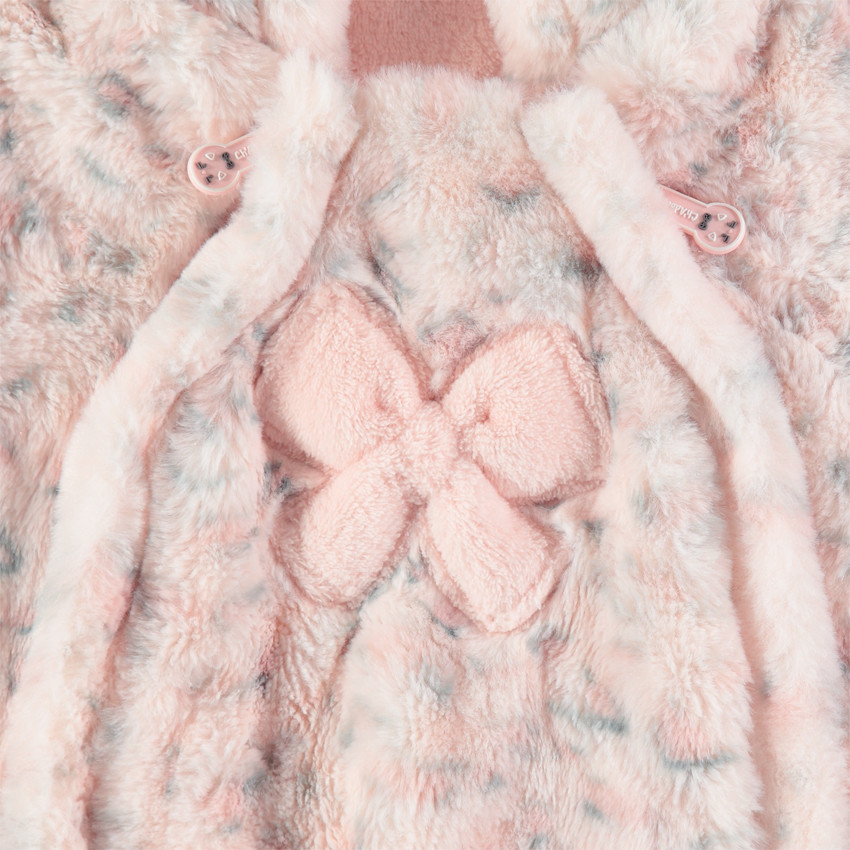 Combi-pilote en sherpa imprimée léopard  Additional Combi-pilote en sherpa imprimée léopard