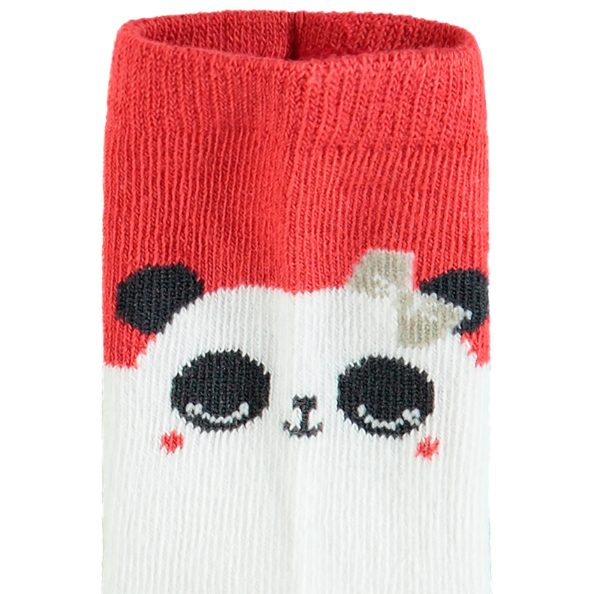 Pack de 2 pares de calcetines con estampado de lunares y panda  Additional Pack de 2 pares de calcetines con estampado de lunares y panda