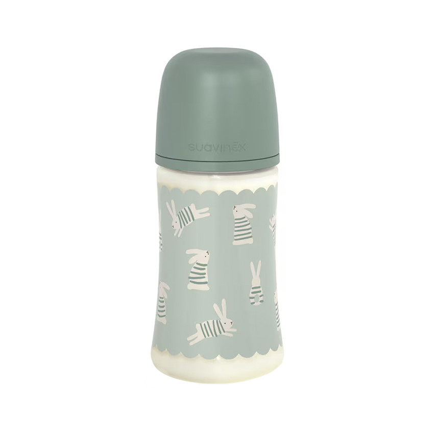 Biberón con tetina fisiológica SX PRO M 270ml Wonderland verde 