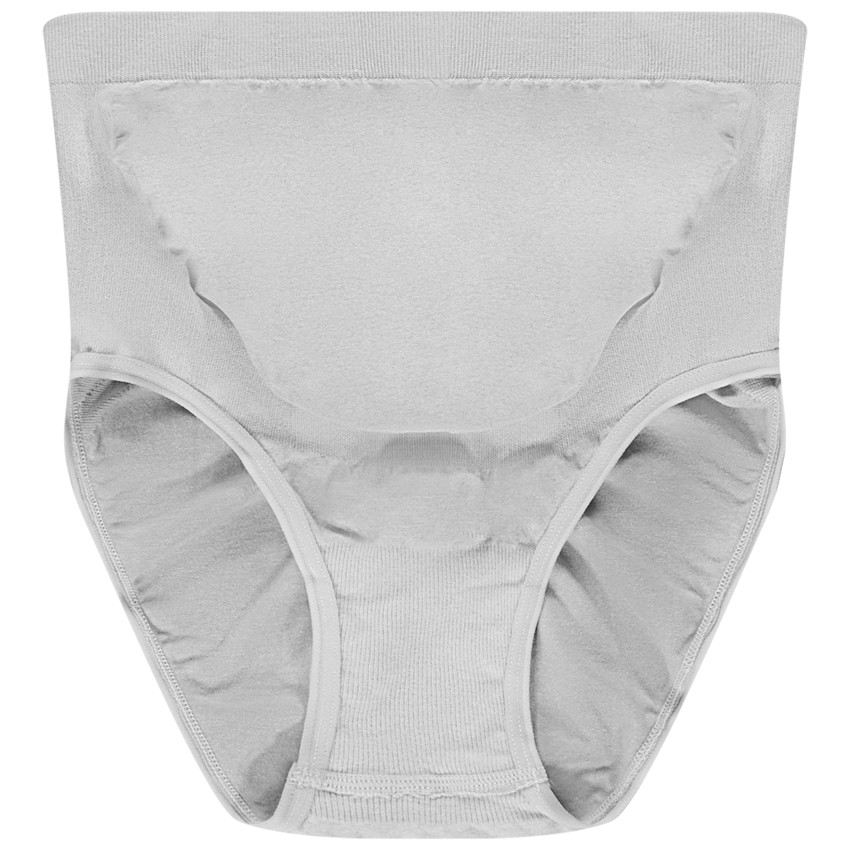 Panty de embarazo alto sin costuras de microfibra 