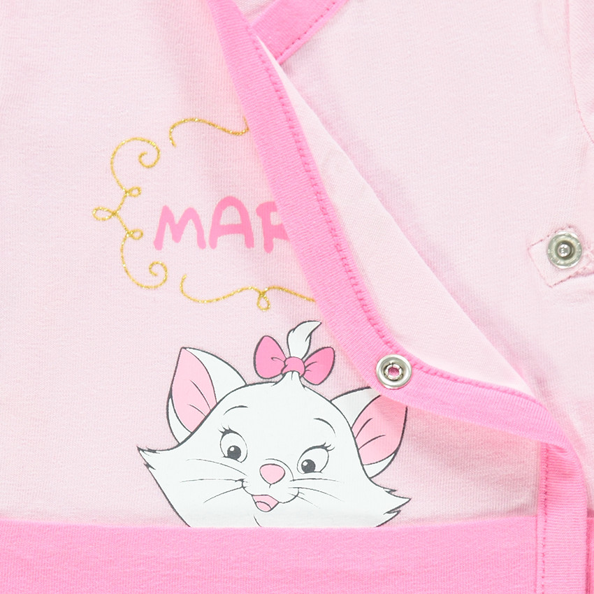 Pack de 3 bodies Disney María con abertura adaptada según la edad. 