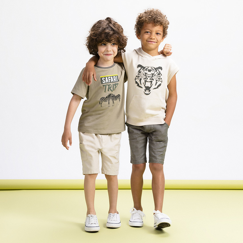 Bermudas algodón y lino 