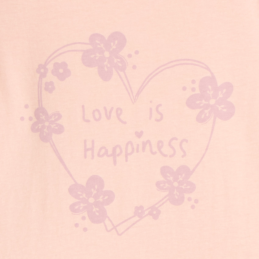 Camiseta de manga larga niña con estampado fantasía 