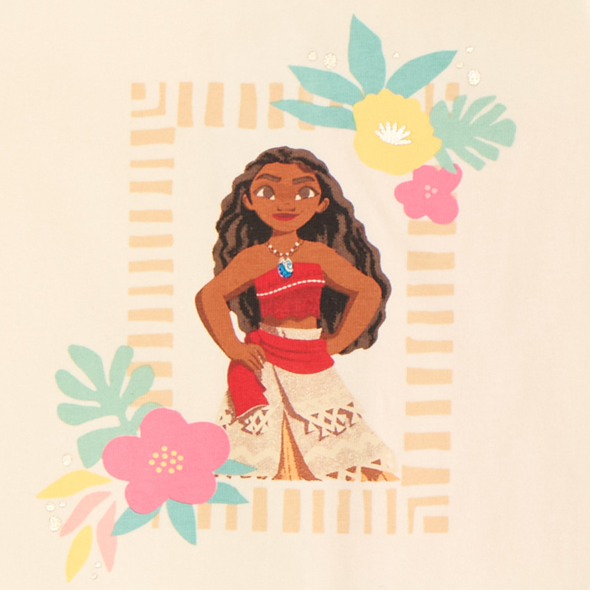 Conjunto de 2 piezas camiseta sin mangas + short Vaiana Disney para niña 