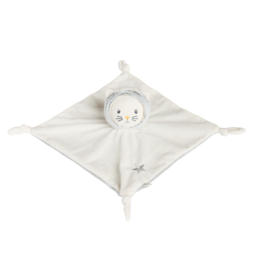 Doudou plano de terciopelo de gato 