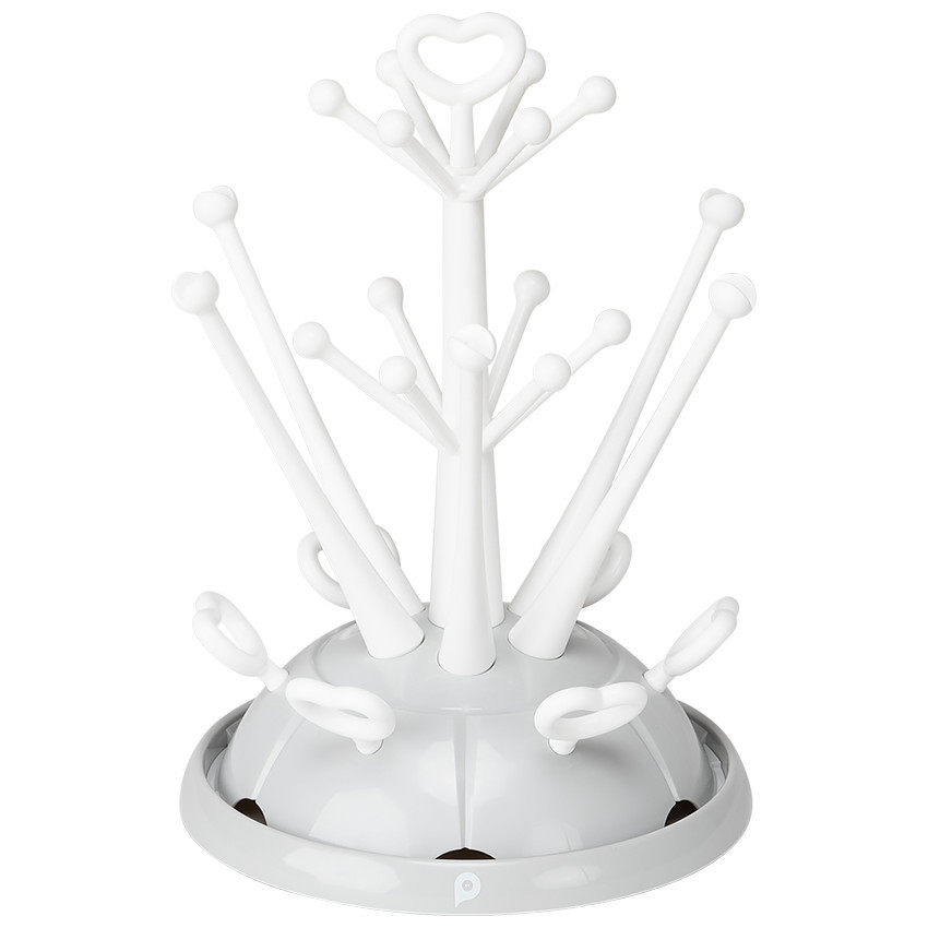 Secador de biberones árbol gris 