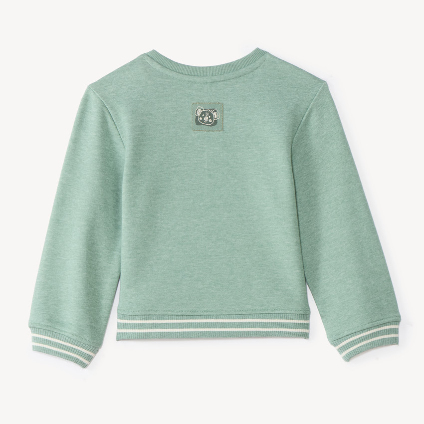 Sudadera de felpa bebé niño con estampado en relieve de koala 