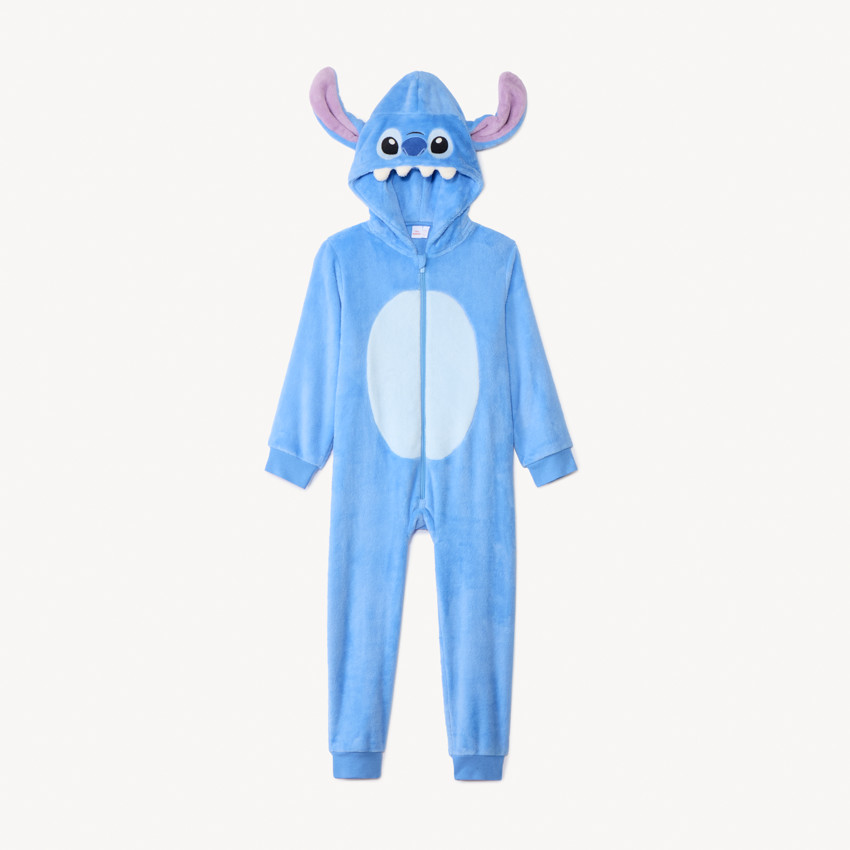 Surpyjama ludique Stitch Disney en sherpa pour enfant 
