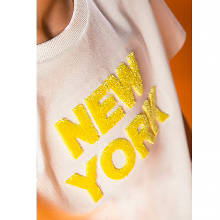 T-shirt en coton manches courtes avec patch bouclette pour garçon  Additional T-shirt en coton manches courtes avec patch bouclette pour garçon