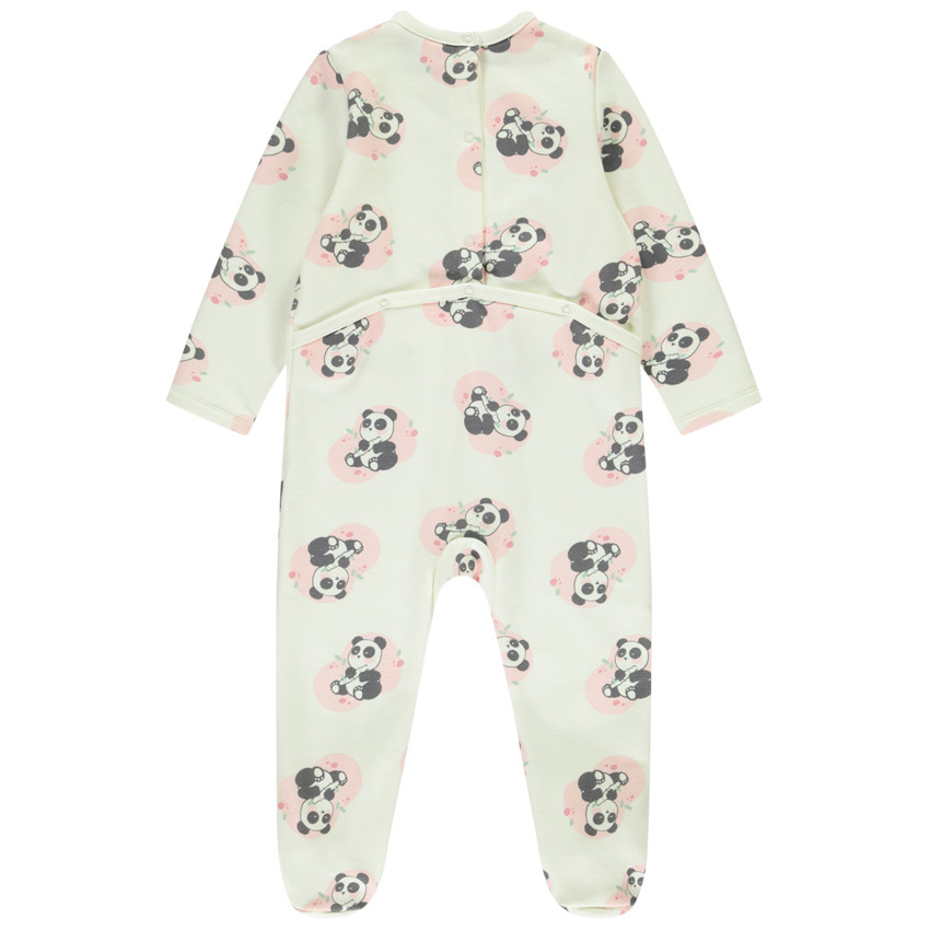 Pelele de terciopelo y sherpa con estampado fantasía para bebé niña  Additional Pelele de terciopelo y sherpa con estampado fantasía para bebé niña