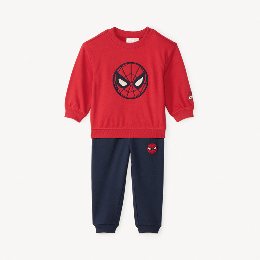 Conjunto de chándal de felpa Spiderman Marvel para bebé niño 