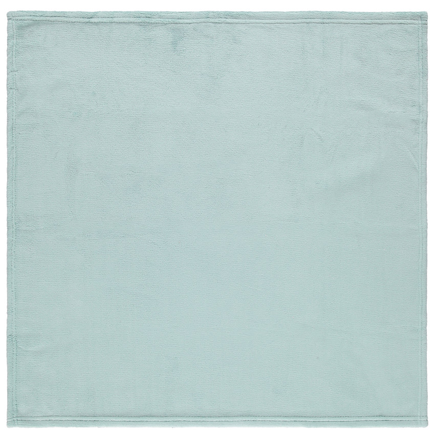 Manta de sherpa unicolor 75 x 75 cm 