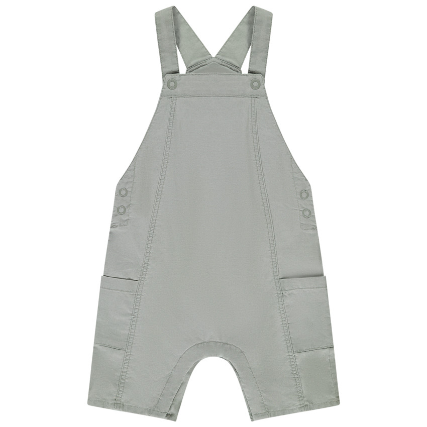 Pelele corto de tela unida para bebé niño 