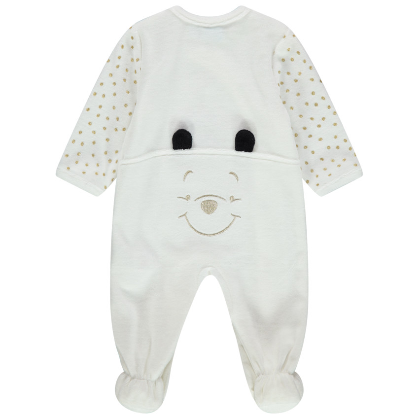 Pelele de terciopelo motivo  Winnie el oso bordado Disney 